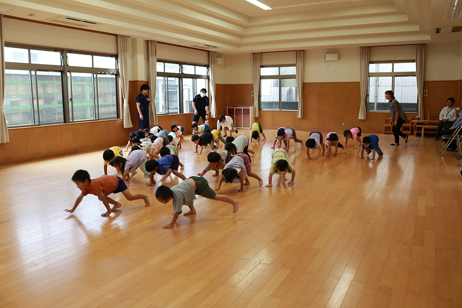 保育施設での運動教室の開催